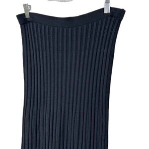 Kate Hill Accordion Pleated Straight Knit Skirt, PL